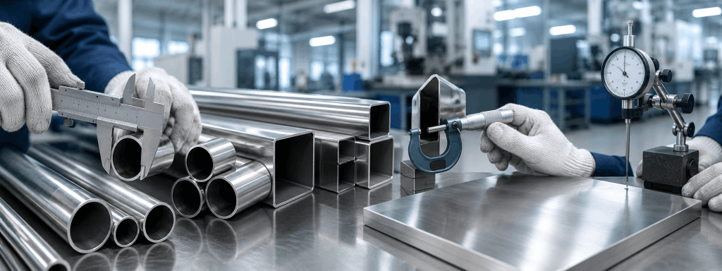Precision measuring and stainless-steel quality control